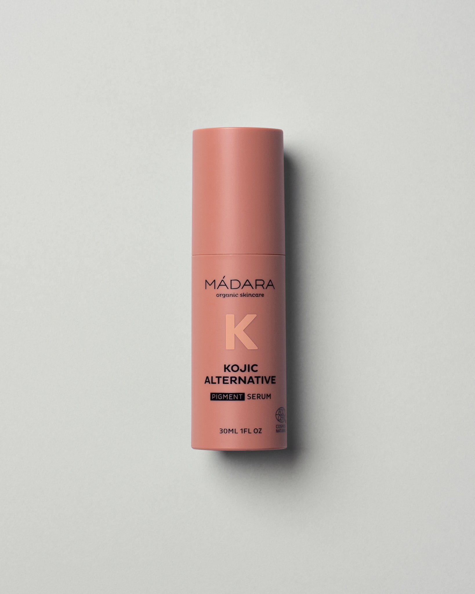 MΓDARA Organic Skincare kojic alternative pigment serum A2125 serum product photo on plain background.