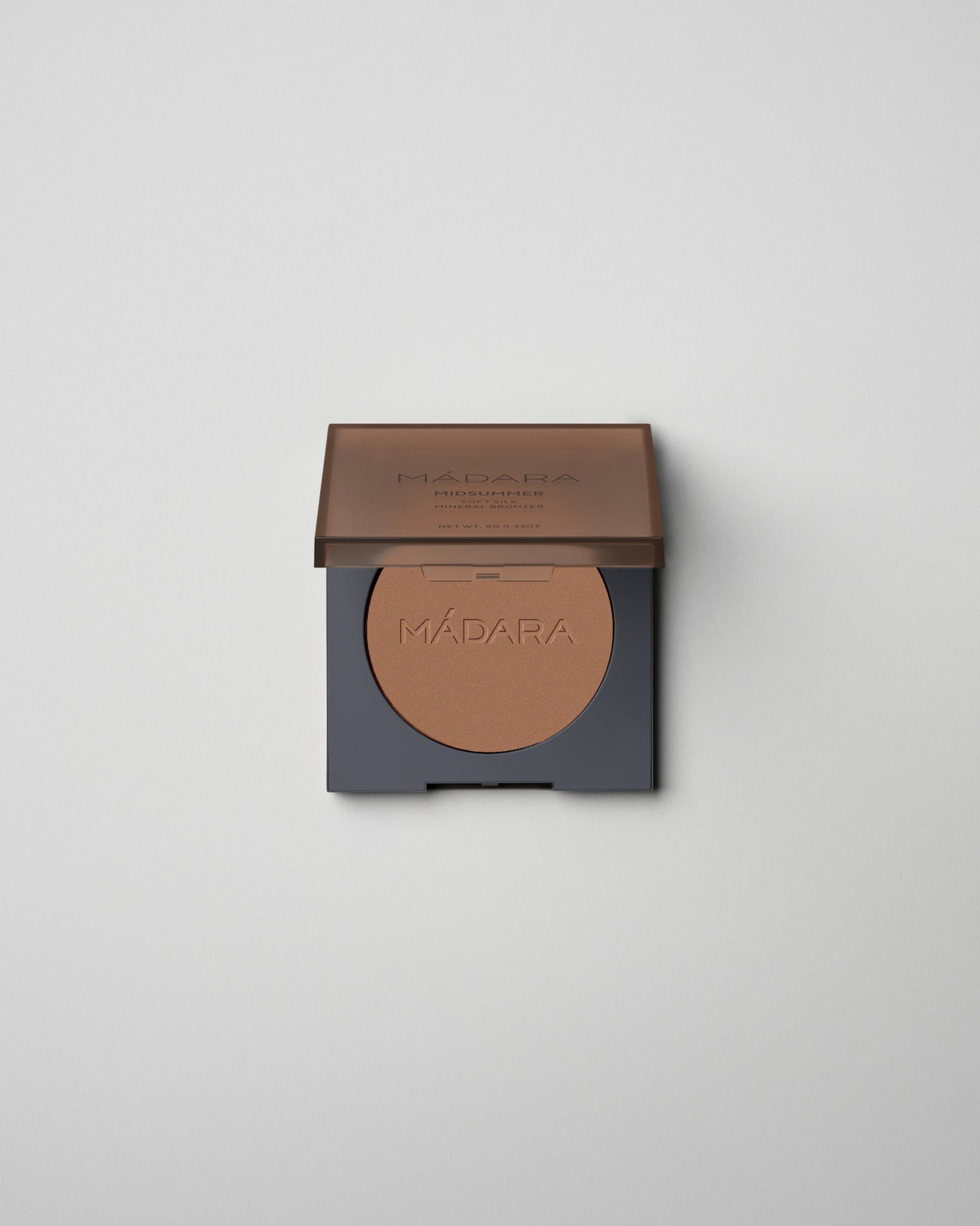 MΓDARA Organic Skincare soft silk mineral bronzer A6841 product photo on plain background.