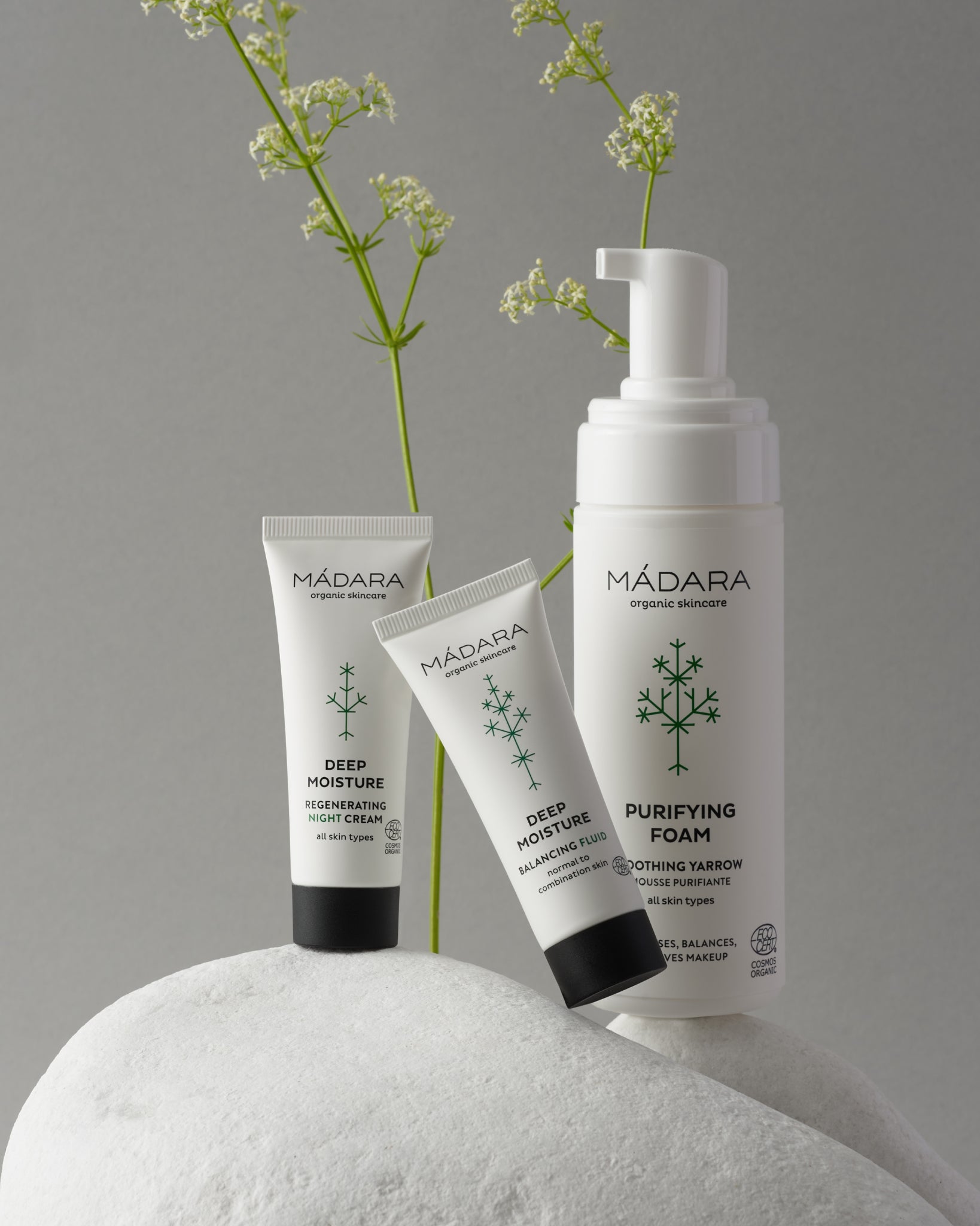 MΓDARA Organic Skincare hydrating and revitalising skincare A0001 product photo on plain background.