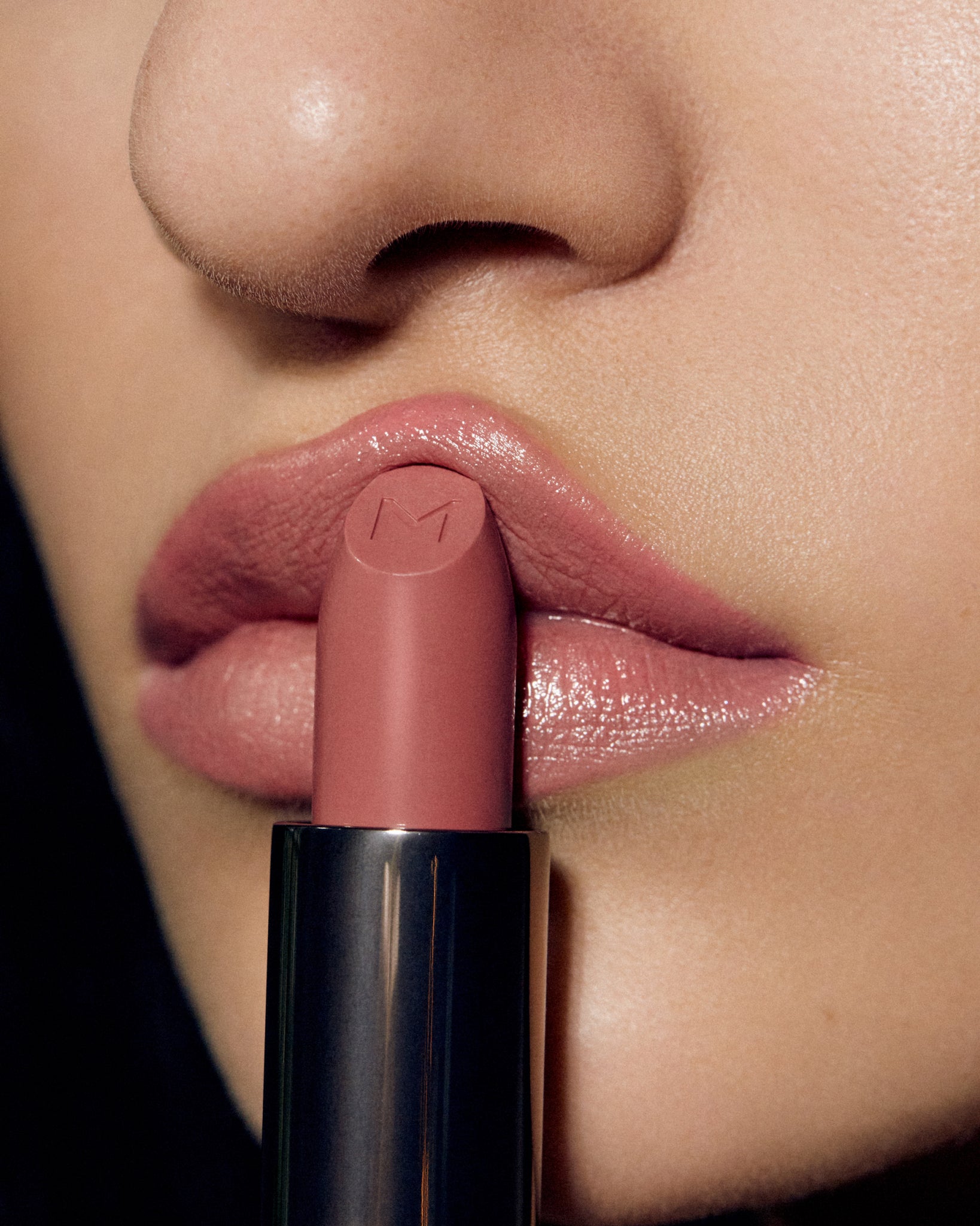 MΓDARA Organic Skincare natural certified lipstick flattery A6501 product photo on plain background.